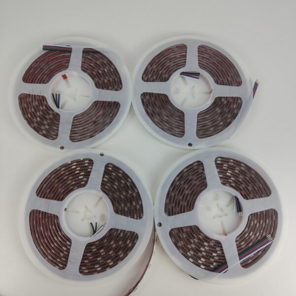 Pack 4 Rolos de Fita de Led Rgbw 5 M Adesivo