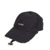Boné Preto de Estilo Premium com Aba Desfiada e Cordão Ajustável