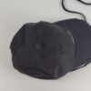 Boné Preto de Estilo Premium com Aba Desfiada e Cordão Ajustável