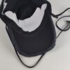 Boné Preto de Estilo Premium com Aba Desfiada e Cordão Ajustável