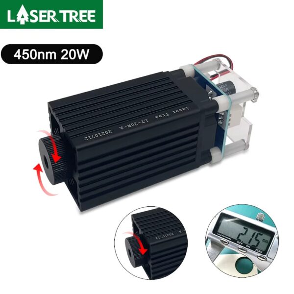 F126X3194_paste_1780597890797_3 Módulo Laser Laser Tree 10W 450nm para Gravação e Corte DIY LT-40W-AA - Azul
