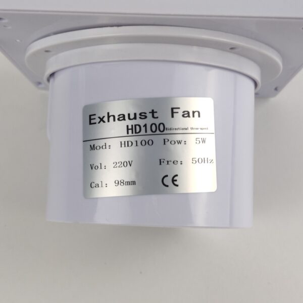 Extrator de Ar Elétrico 100mm - Baixo Consumo 220V