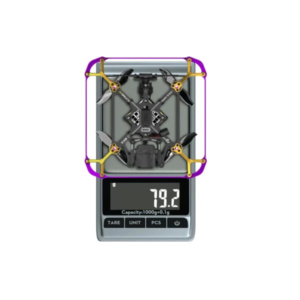Drone FPV Micro Flywoo Flytimes 85 HD O4 PRO 2S 4K 60fps DJI O4 - Preto