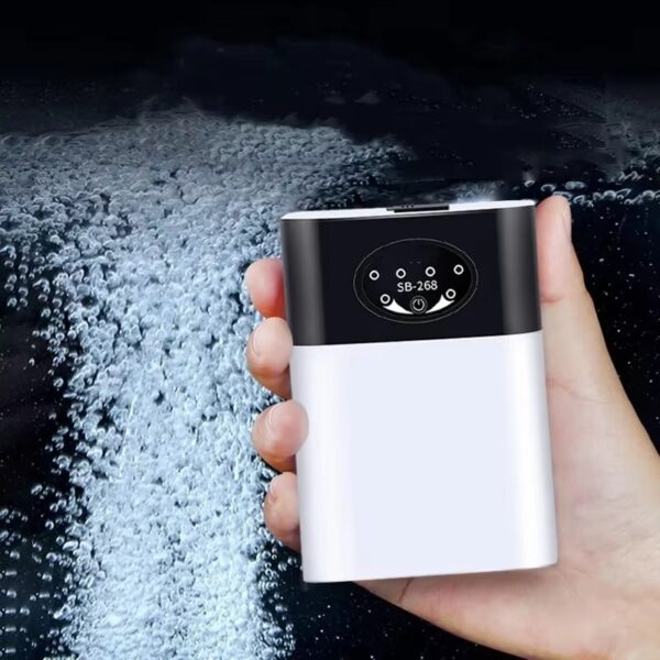 Bomba de Ar Silenciosa Portátil USB para Aquário e Pesca 1W