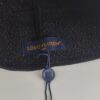 Gorro Premium Preto e Cinza com Padrão Monograma Estilo Maison Francesa