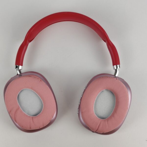 Auscultadores Headphones Bluetooth P9 - Rosa e Vermelho