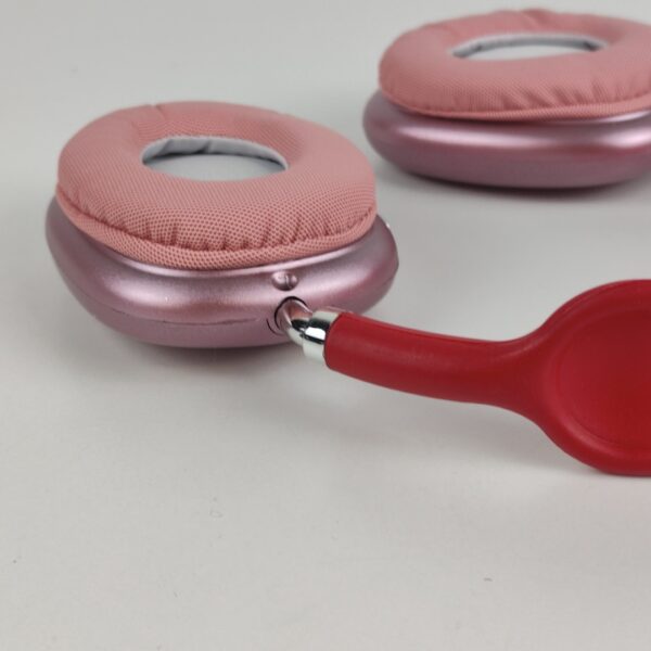 Auscultadores Headphones Bluetooth P9 - Rosa e Vermelho