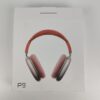 Auscultadores Headphones Bluetooth P9 - Rosa e Vermelho