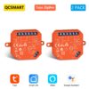 (x2) Módulo de Estores Zigbee QCSMART Tuya Smart com Controlo de Percentagem