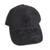 Boné Preto Camuflado Estilo Nova Iorque com Bordado Tonal