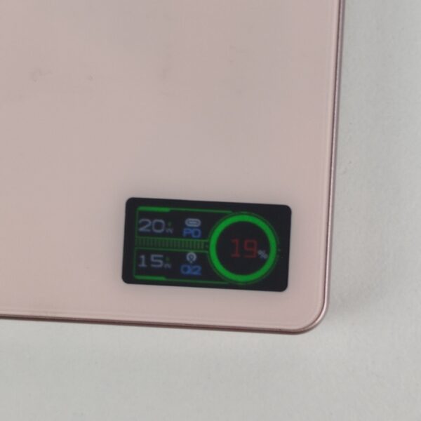 (5000mAh) Powerbank Magnético Sem Fio 5000mAh USB-C Carregamento Rápido - Branco