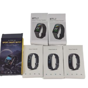 Lote de 6 Smartwatches e Pulseiras Fitness com Monitorização de Atividade e Sono