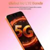 (7.3") Smartphone i17 Pro Max 5G 1TB + 16G Android 14 7800mAh - Preto