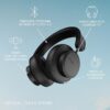 Auscultadores Wireless Urbanista Los Angeles Solar ANC Bluetooth - Midnight Black