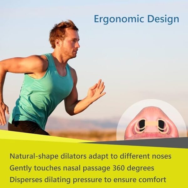 Dilatador Nasal Desportivo para Fluxo de Ar WoodyKnows Racer Standard M Pack 3