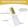 (500g) Colher Medidora Digital JiaHeHe RVII1 Precisão 0.1g com Ecrã LCD - Branco