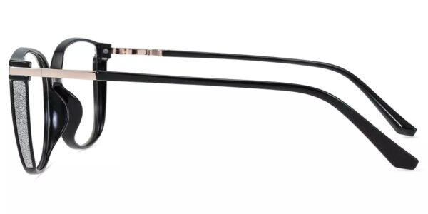 F126X3283_1781807008391_0-1 Armação de Óculos Zenni Oversized TR90 Leve com Brilhos - Preto