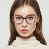 F126X3283_1781807008391_3 Armação de Óculos Zenni Oversized TR90 Leve com Brilhos - Preto