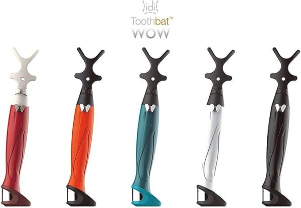 F126X3292_paste_1781807470061_2 Suporte para Fio Dentário Toothbat Wow Limpeza Interdentária com 4 Braços - Preto