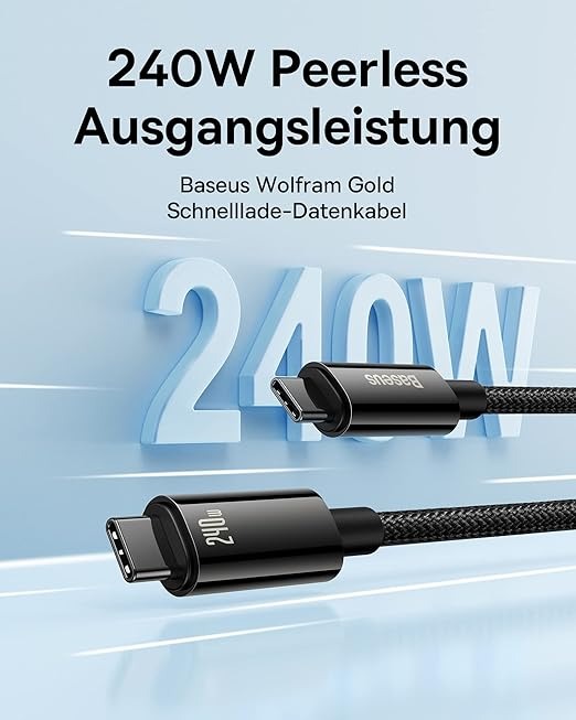 F126X3296_paste_1781807681185_1 (1M) Cabo USB-C Baseus 240W PD Carregamento Rápido Nylon Entrançado - Preto