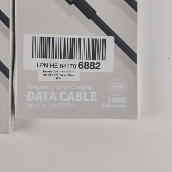 F126X3297_1781547284227_1 Pack 6 Cabos USB C - USB-C 100W 1 metro