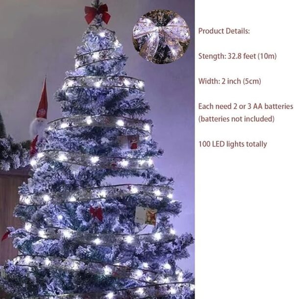 (2 Uni) Fita LED de Natal 5 metros Moldável a Pilhas e USB