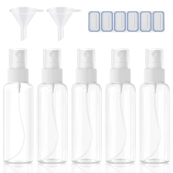 (100 ml) Frasco Pulverizador DreiWasser DW-01 Atomizador Reutilizável de Viagem - Transparente
