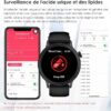 (1.39") Smartwatch YYKY ECG Chamadas Bluetooth 100+ Modos Desportivos - Preto
