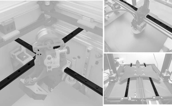 150mm Patim de Guia Linear Alta Precisão MGN7HVeekaft Pack 2 Unidades