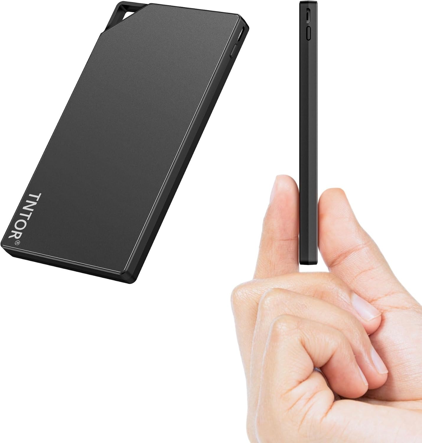 Power Bank 10000mAh Ultra Slim 8.8mm de Carregamento Rápido TNTOR WT-H340