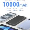 Power Bank 10000mAh Ultra Slim 8.8mm de Carregamento Rápido TNTOR WT-H340