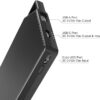 Power Bank 10000mAh Ultra Slim 8.8mm de Carregamento Rápido TNTOR WT-H340