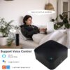 F126X3329_paste_1781808644033_2 Comando Universal Inteligente Wi-Fi Infrared Compatível com Alexa e Google Home - Preto
