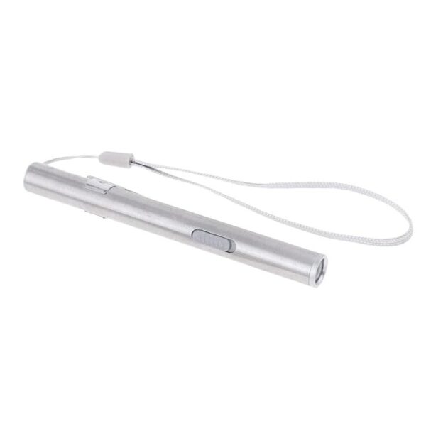 (Pack 2) Lanterna de Bolso BNF LED Recarregável USB Duplo LED Alumínio - Preto