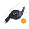 F126X3332_paste_1781808745089_4 (1M) Cabo HDMI Cable Matters 300021 Retrátil 4K 60Hz HDR de Alta Velocidade - Preto
