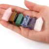 (18 Packs) Cristais Naturais 6 Uni. Torres Hexagonais para Reiki e Meditação - MULTICOR
