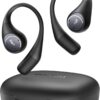 Auriculares Open-Ear EarFun OpenJump Hi-Res LDAC IPX7 42H de Autonomia - Preto
