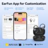 Auriculares Open-Ear EarFun OpenJump Hi-Res LDAC IPX7 42H de Autonomia - Preto