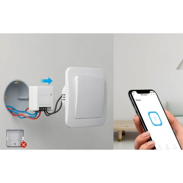 F126X3339_1781607815503_0 Interruptor Inteligente Sonoff ZBMINI Zigbee 3.0 Bidirecional 10A - Branco