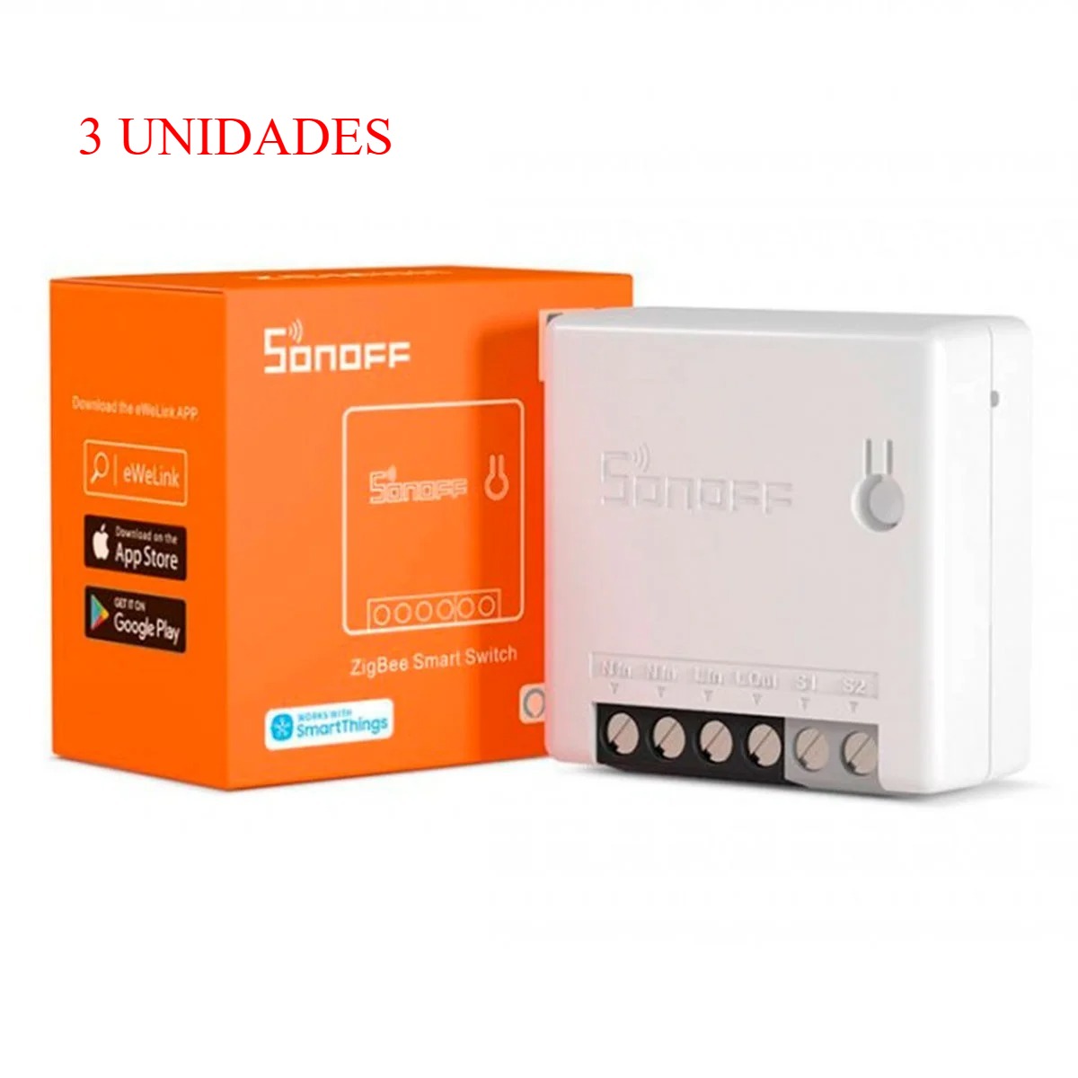 Interruptor Inteligente Sonoff ZBMINI Zigbee 3.0 Bidirecional 10A - Branco