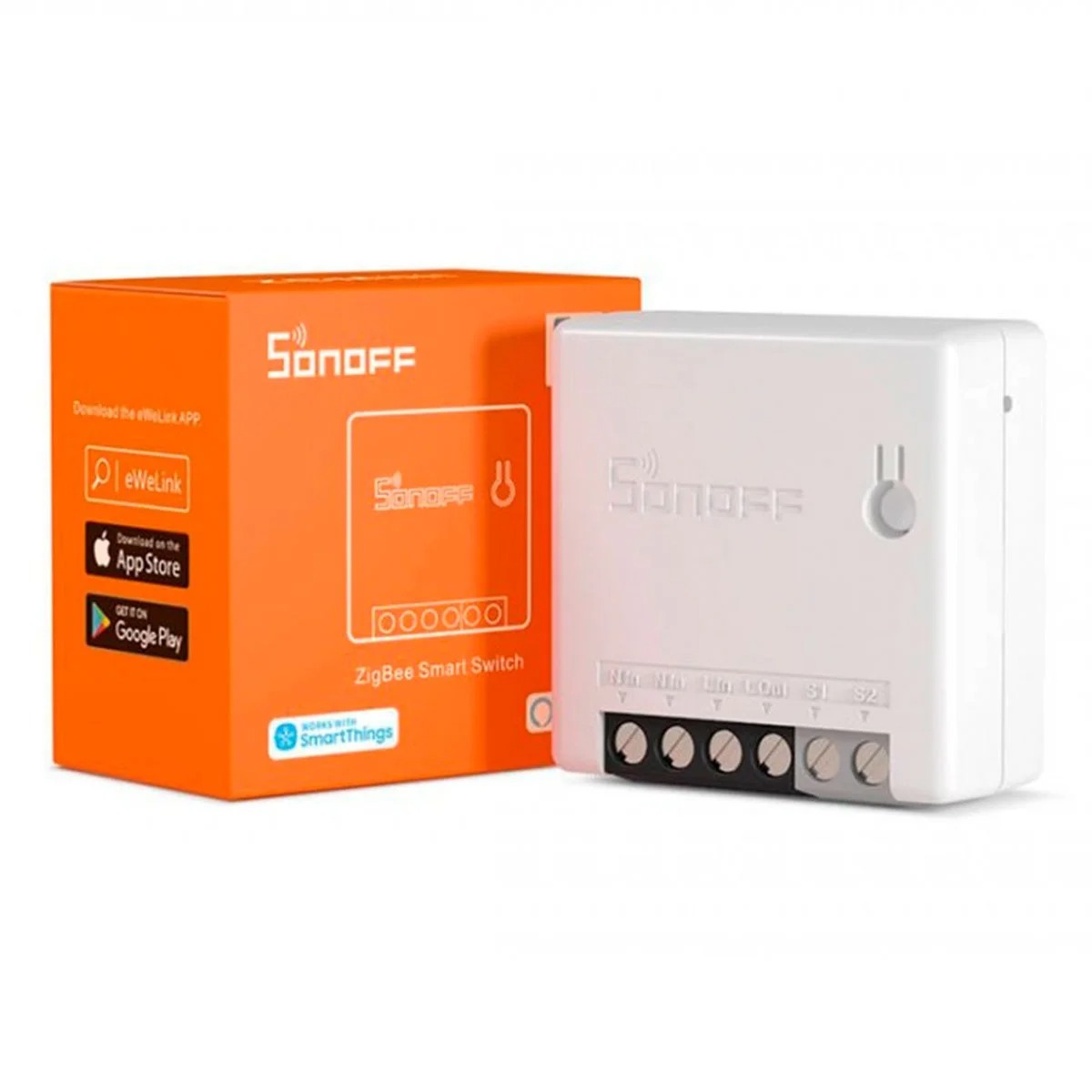 Interruptor Inteligente Sonoff ZBMINI Zigbee 3.0 Bidirecional 10A - Branco