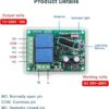 F126X3353_paste_1781609881997_5 Interruptor de Comando à Distância RF 2 Canais para Motores e Estores QIACHIP KR2202