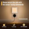 (x1) Luz de Presença Automática LED com Sensor e Ficha Dobrável LQWELL