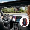 Suporte de Carro com Carregamento Sem Fio AIYAFEIO 15W Fixação Automática - Vermelho