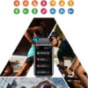 Pulseira de Atividade Amzhero Saúde e Desporto 5ATM Ecrã 1.47" D26 Runfit