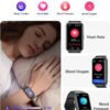 Pulseira de Atividade Amzhero Saúde e Desporto 5ATM Ecrã 1.47" D26 Runfit