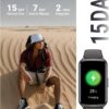 Pulseira de Atividade Amzhero Saúde e Desporto 5ATM Ecrã 1.47" D26 Runfit