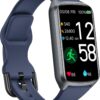 F126X3377_paste_1781646028773_0 Pulseira de Atividade Amzhero D26 Monitor Cardíaco SpO2 Impermeável 5ATM - Azul