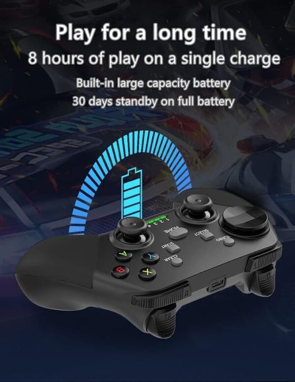 F126X3384_paste_1781809778843_3 Comando de Gaming para Smartphone Bluetooth - Preto