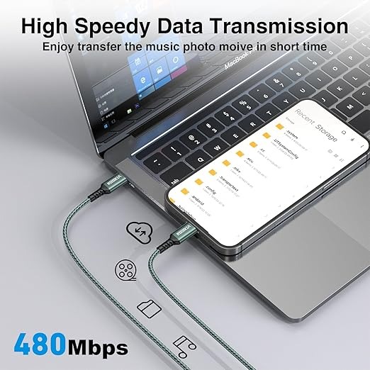 F126X3388_paste_1781809917267_2 (2M) Cabo Lightning NIBIKIA USB-C MFi Carregamento Rápido Pack 2